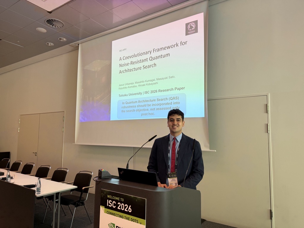 Jesus Urbaneja presenting at ISC High Performance 2026